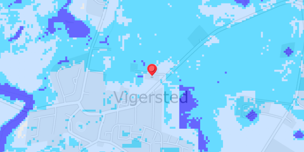 Grundvandsdybder på Lønager 3