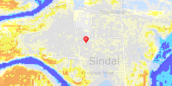 Grundvandsdybder på Islandsgade 21