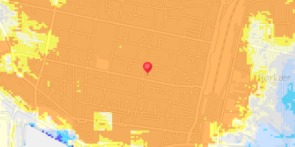 Grundvandsdybder på Danmarksgade 38