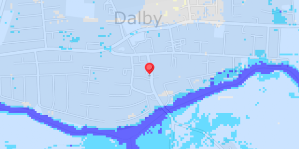 Grundvandsdybder på Dalbyvej 6D