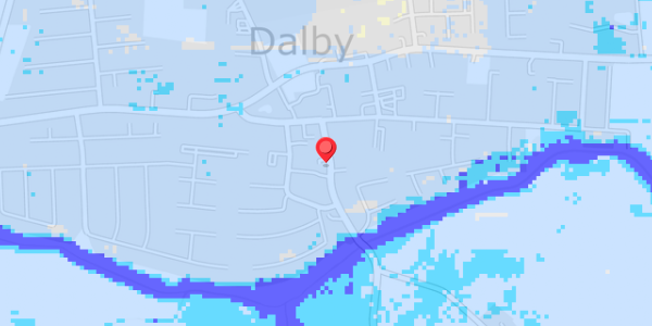 Grundvandsdybder på Dalbyvej 6E