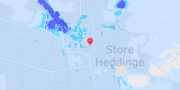 Grundvandsdybder på Algade 13A
