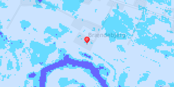 Grundvandsdybder på Brentebjerg 1