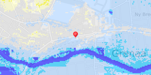 Grundvandsdybder på Østerbrogade 4