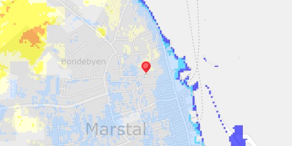 Grundvandsdybder på Bredgade 2