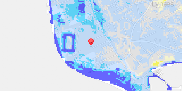 Grundvandsdybder på Laksegade 16
