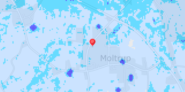 Grundvandsdybder på Moltrup Bygade 37