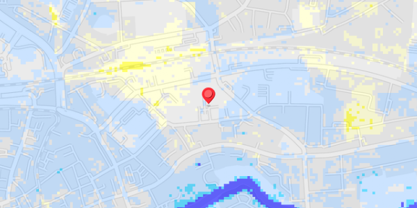 Grundvandsdybder på Danmarksgade 10D