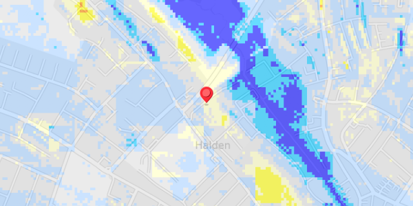 Grundvandsdybder på Halden 13