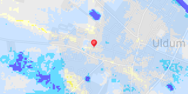 Grundvandsdybder på Vestergade 21