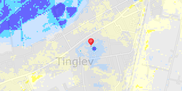Grundvandsdybder på Tinglev Midt 4