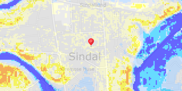 Grundvandsdybder på Fynsgade 15B