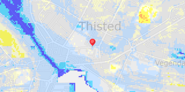 Grundvandsdybder på Kastet 43