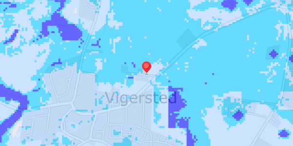 Grundvandsdybder på Lønager 21