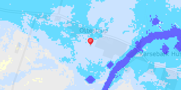 Grundvandsdybder på Ottestrupvej 57B