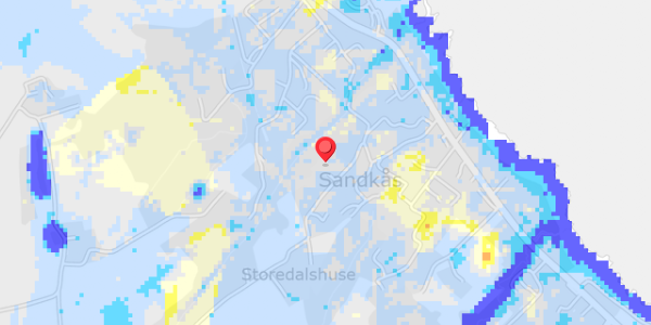 Grundvandsdybder på Storedalen 14E