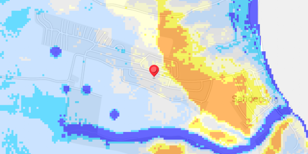 Grundvandsdybder på Podehaven 7