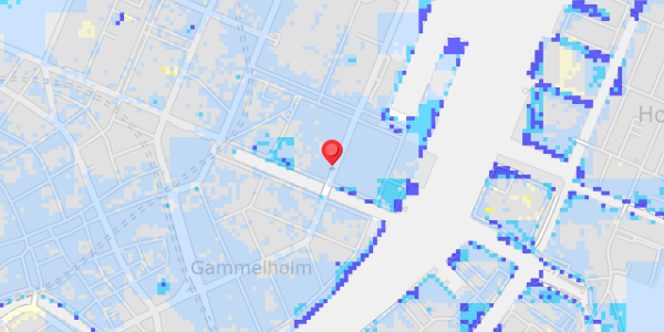 Grundvandsdybder på Toldbodgade 7
