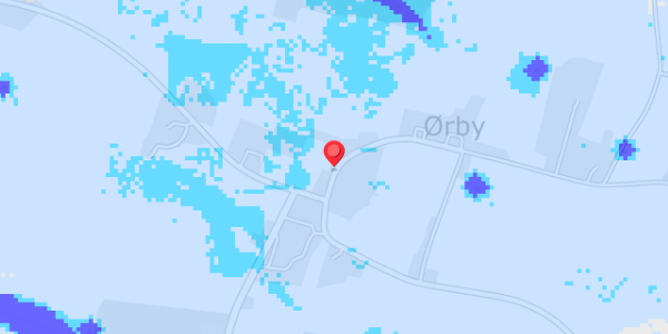 Grundvandsdybder på Ørby 21