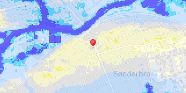 Grundvandsdybder på Brogade 28C