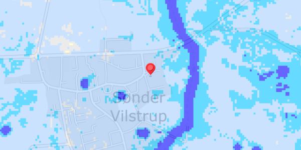 Grundvandsdybder på Vilstrup Bysving 34B