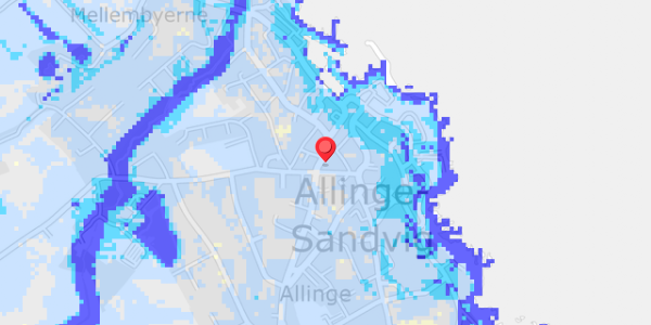 Grundvandsdybder på Lindeplads 2B