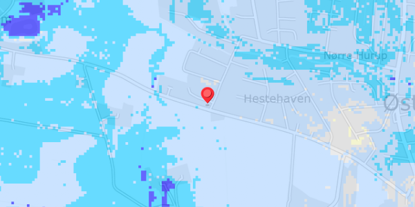 Grundvandsdybder på Hestefolden 1