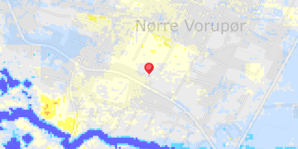 Grundvandsdybder på Vesterhavsgade 18A