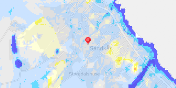 Grundvandsdybder på Storedalen 14F