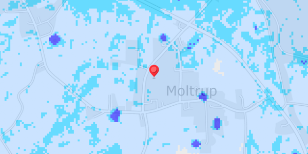 Grundvandsdybder på Moltrup Bygade 41