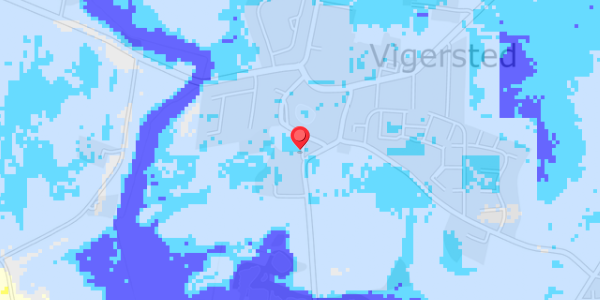 Grundvandsdybder på Vigersted Bygade 33