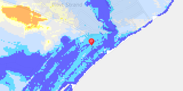 Grundvandsdybder på Flovt Strand 56