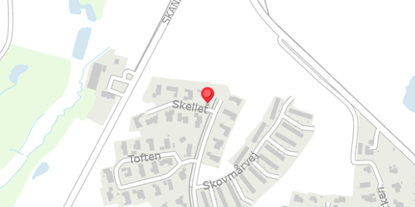Trafikstøjkort på Skellet 2, . , 8382 Hinnerup