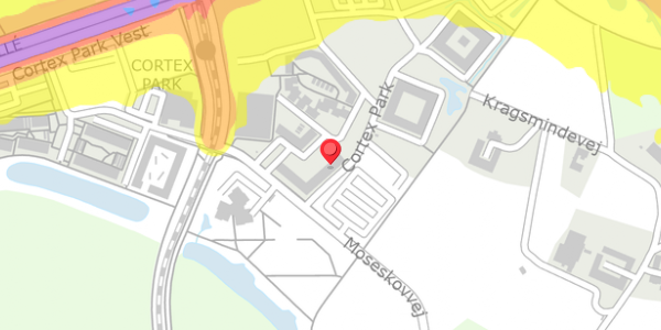 Trafikstøjkort på Cortex Park 24N, . , 5230 Odense M