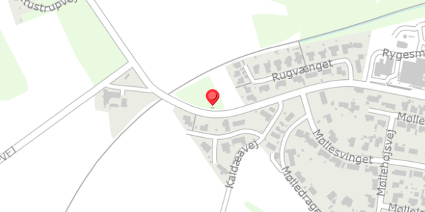 Trafikstøjkort på Rustrupvej 18B, 8653 Them