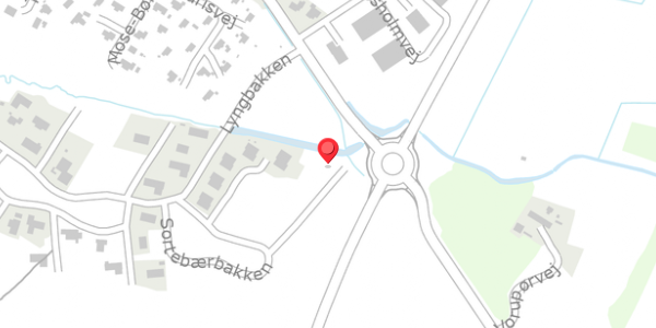 Trafikstøjkort på Sortebærbakken 21A, 7700 Thisted
