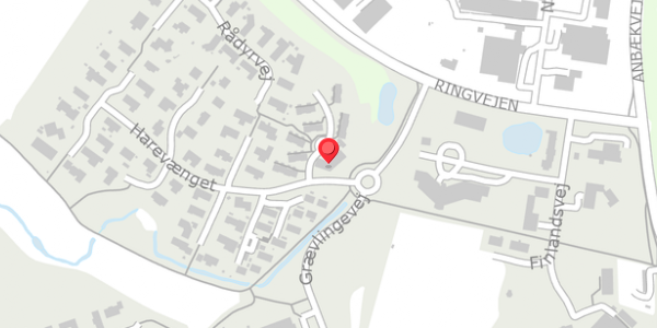 Trafikstøjkort på Harebakken 2, . 1, 8450 Hammel