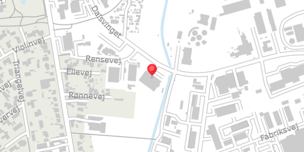 Trafikstøjkort på Dalsvinget 8, 4200 Slagelse