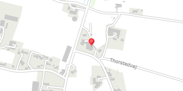 Trafikstøjkort på Thorstedvej 152, 7700 Thisted