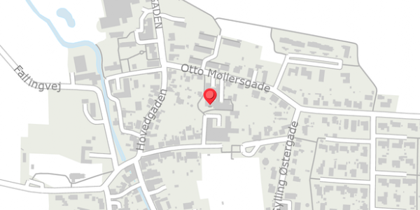 Trafikstøjkort på Otto Møllersgade 6E, 8300 Odder