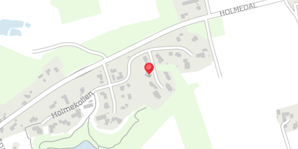 Trafikstøjkort på Holmekollen 21, . , 8660 Skanderborg