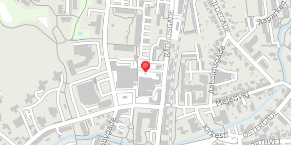 Trafikstøjkort på Rådhusgade 13E, 8300 Odder
