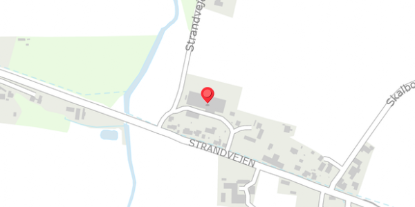 Trafikstøjkort på Strandvejen 158, 8300 Odder
