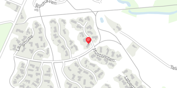 Trafikstøjkort på Hustomten 21, 5800 Nyborg