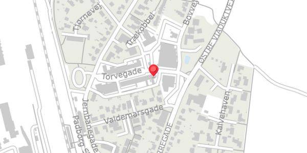 Trafikstøjkort på Torvegade 1, 6330 Padborg
