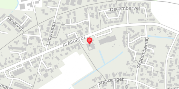 Trafikstøjkort på Klarupvej 5, 9270 Klarup