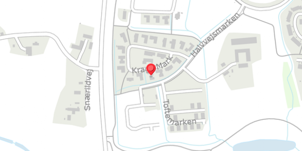 Trafikstøjkort på Krags Mark 28, 8300 Odder