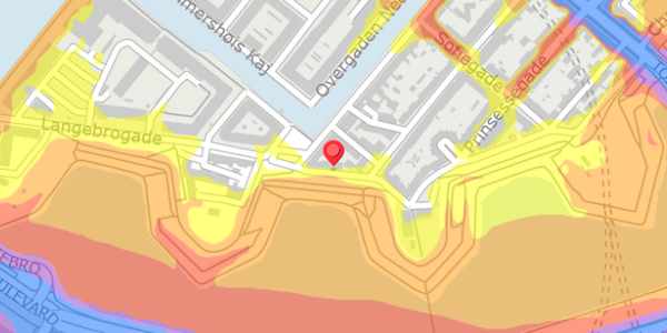 Trafikstøjkort på Christianshavns Voldgade 3, 5. th, 1424 København K
