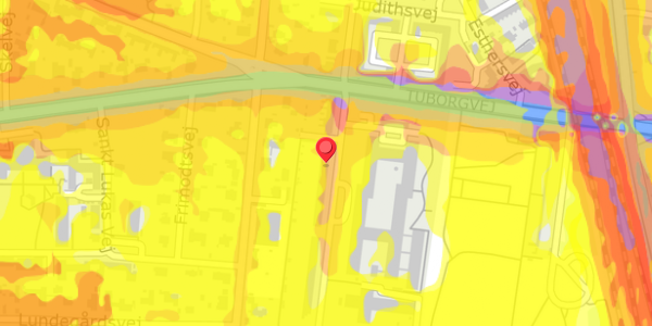 Trafikstøjkort på Rymarksvej 22, 2900 Hellerup
