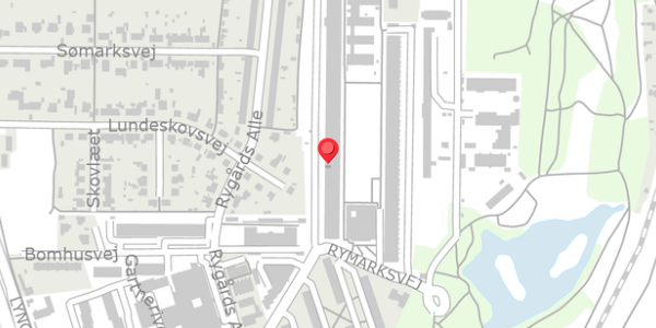 Trafikstøjkort på Rymarksvej 49, st. th, 2900 Hellerup